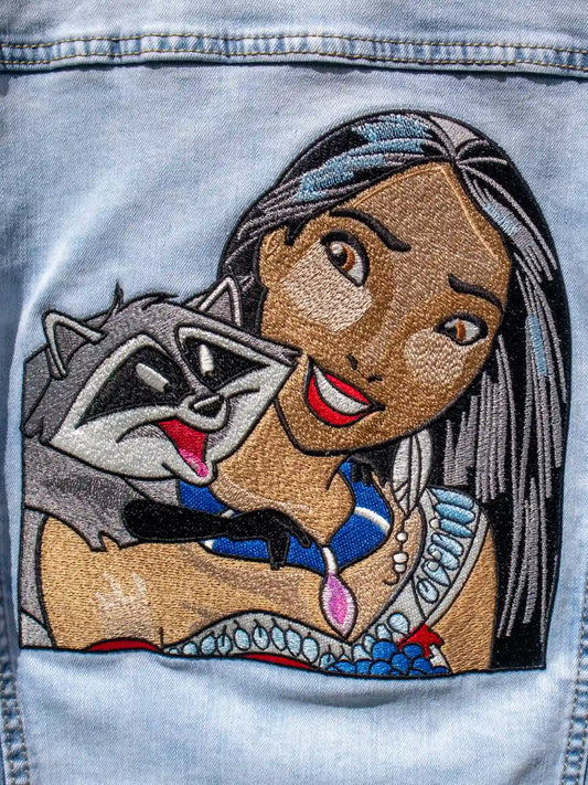 Haft Pocahontas – Między Naturą a Serduszkiem Szopa