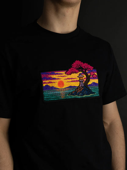 "Tree — The Unmoved Witness" | Premium Embroidery