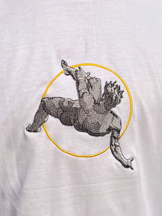 Haft przedstawiający "Upadek Ikara" - Zbyt Blisko Słońca